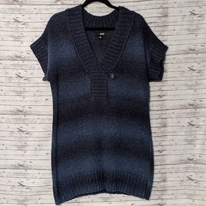 A.N.A. womens SZ:XL Blue stripped sweater Arcrylic